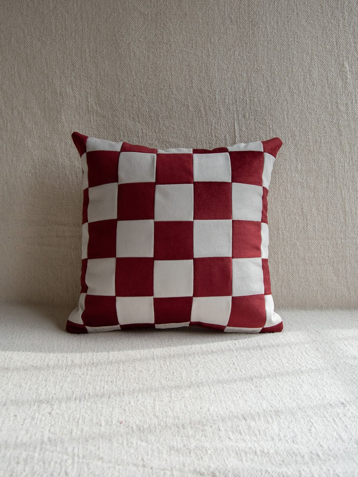 Cushion Covers (Dual Tone, Checks, Set of 2)