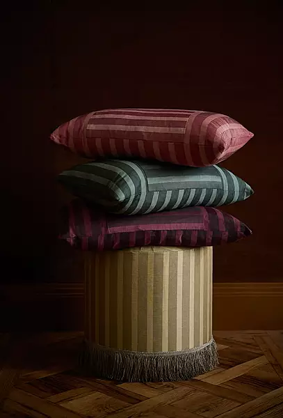 Pillow Covers (Dual Tone, Royal Stripe, Set of 2)